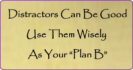 Distractors Can Be Good